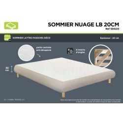 Sommier NUAGE LB 20CM - SOMOUEST