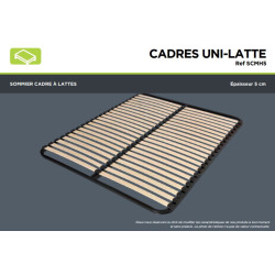 Sommier CADRES UNI-LATTE - SOMOUEST
