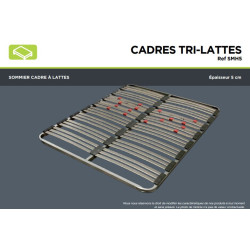 Sommier CADRES TRI-LATTES - SOMOUEST