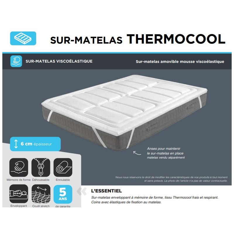 Sur-Matelas  THERMOCOOL  SOMOUEST