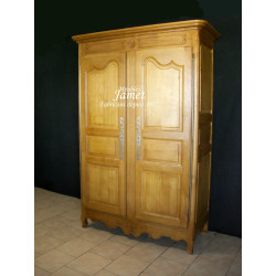 Armoire rustique 100 % Chêne Massif