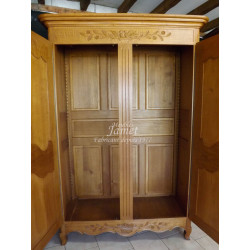 Armoire Sculptée 100 % Chêne Massif