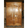 Armoire rustique fabrication sur meure en chêne massif