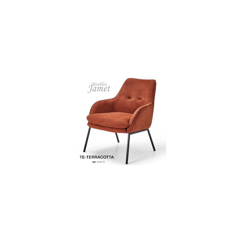 Fauteuil JUNE Piètement Métal