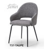 Fauteuil QUEEN Piètement Métal