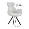 Fauteuil BUBBLE Piètement Métal