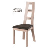 Chaise - CERI -  Contemporaine  en Chêne massif assise tissu