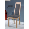 Chaise - CERAM - Contemporaine en Chêne massif et tissu