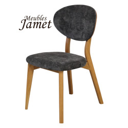 Chaise THALES THCMU Dossier bois Style contemporain