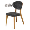 Chaise THALES THCMU Dossier bois Style contemporain