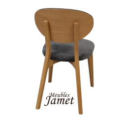 Chaise THALES THCMU Dossier bois Style contemporain