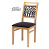 Chaise - FOREST - Style Industriel Chêne et Métal