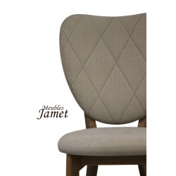 Chaise - COSY - Style Contemporain Piètement chêne