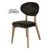Chaise -THALES THCMU - Chêne assise et dos miltipli chêne