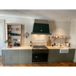 Cuisine sur mesure laquée vert kaki CSM 8765