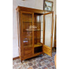 Vitrine en merisier massif style Directoire