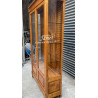 Vitrine en merisier massif style Directoire