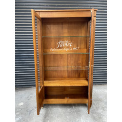Vitrine en merisier massif style Directoire