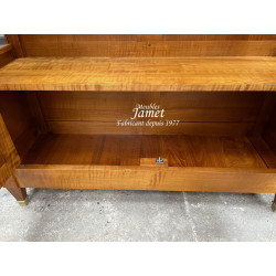Vitrine en merisier massif style Directoire