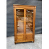 Vitrine en merisier massif style Directoire