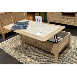 Table basse 1 plateau relevable