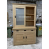 Meuble Vaisselier style contemporain 100 % Chêne Massif