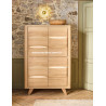 Armoirette Style Contemporain Chêne 4 portes