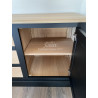 Meuble bas 4 portes style contemporain en chêne