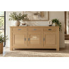 Meuble enfilade 3 portes en chêne naturel | Meubles Jamet