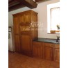 Cuisine rustique large en bois - MEUBLES JAMET