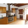 Cuisine rustique large en bois - MEUBLES JAMET