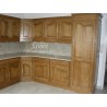Cuisine rustique en bois terne - MEUBLES JAMET