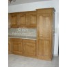 Cuisine rustique en bois terne - MEUBLES JAMET