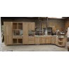 Cuisine rustique en bois long - MEUBLES JAMET