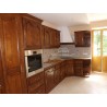 Cuisine rustique en bois long - MEUBLES JAMET