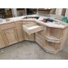 Cuisine rustique en bois long - MEUBLES JAMET