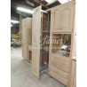Cuisine rustique en bois long - MEUBLES JAMET