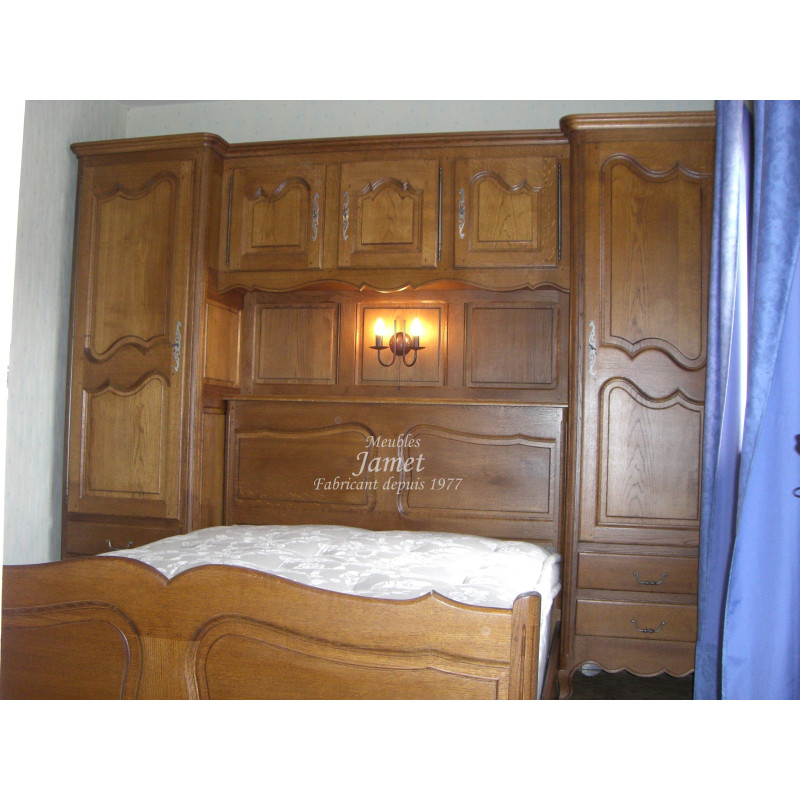 Chambre pont et lit en bois - MEUBLES JAMET