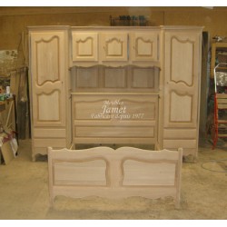 Chambre pont et lit en bois - MEUBLES JAMET