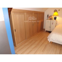 Dressing Contemporain en bois lisse - MEUBLES JAMET