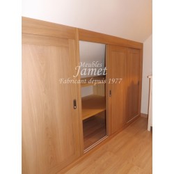Dressing Contemporain en bois lisse - MEUBLES JAMET