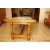 Table de salon en bois effet pierre - MEUBLES JAMET