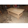 Table de salon en bois fin beige - MEUBLES JAMET