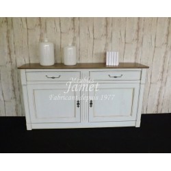 petite salle à manger laquée grise - MEUBLES JAMET