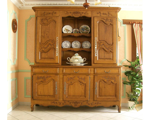 Buffet vaisselier rustique