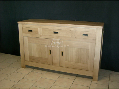 Fabrications de buffets bas 2 portes contemporains