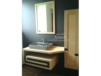 Salle de bain en bois - meubles jamet